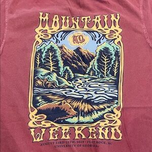Comfort Colors alpha tau omega UGA mountain weekend T-Shirt